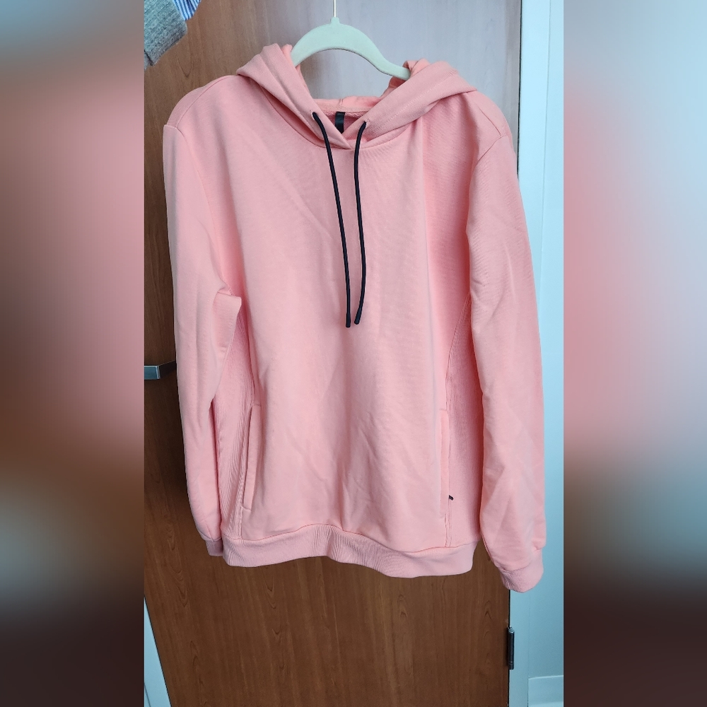 Fabletics coral/orange/black Men's hoodie